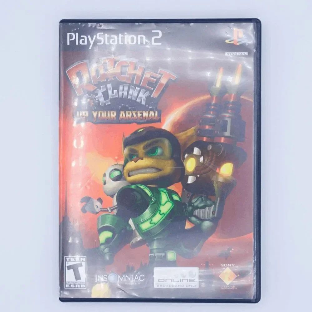 Playstation 2 Ratchet & Clank Up Your Arsenal (Tested)